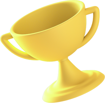 3D Floating Element Throphy